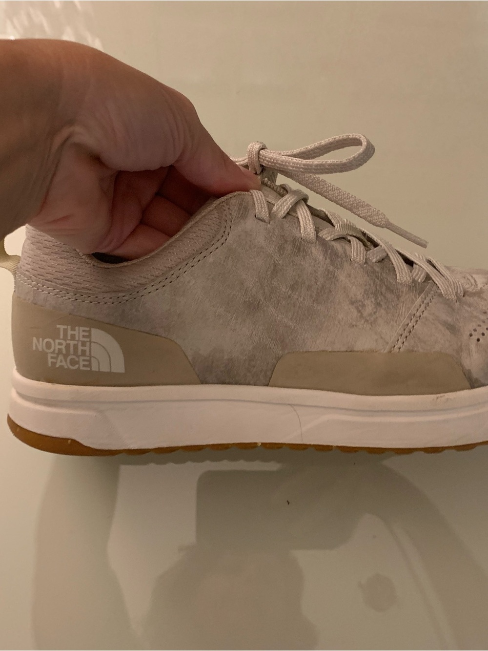 The North Face Larimer Men's Light Gray Suede Casual Sneaker